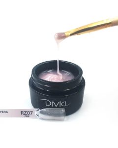 Гель моделирующий Divia "Radiant/Zero" RZ07 - Pink, 14 мл