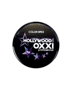 Глітерний гель OXXI Professional Hollywood №3