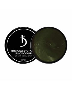 Индивидуальные гелевые патчи под глаза Kodi Black caviar 30 пар, банка