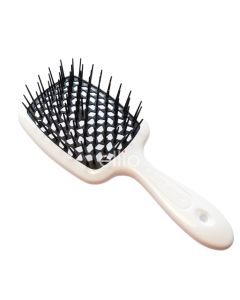 Гребінець Janeke Superbrush, білий з чорним