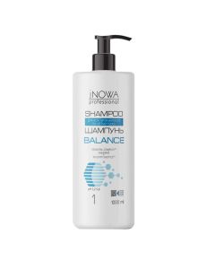 Шампунь для увлажнения волос jNOWA Professional Balance Shampoo, 1000 мл