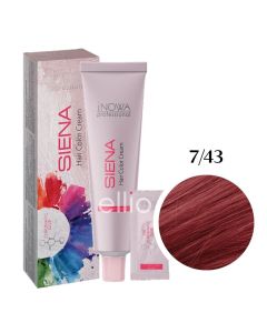 Крем-фарба для волосся jNOWA Professional SIENA CHROMATIC SAVE 7/43, 90 мл