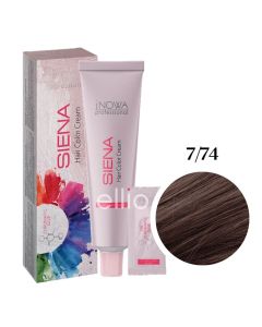 Крем-фарба для волосся jNOWA Professional SIENA CHROMATIC SAVE 7/74, 90 мл
