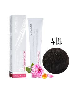 Крем-фарба для волосся Spa Master Basic Line 4/14 AС, 100 мл