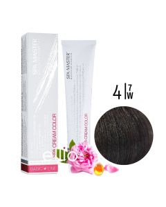 Крем-фарба для волосся Spa Master Basic Line 4/7 W, 100 мл