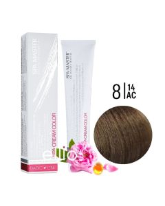 Крем-фарба для волосся Spa Master Basic Line 8/14 AС, 100 мл