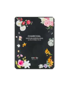 Увлажняющая маска для лица с древесным углем Eyenlip Charcoal Moisture Essence Mask