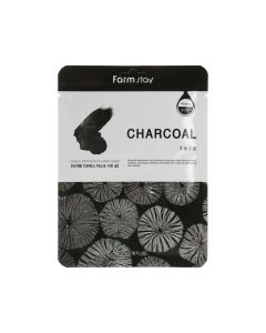 Очищающая тканевая маска для лица с древесным углем FarmStay Mask Sheet Charcoal, 23 мл