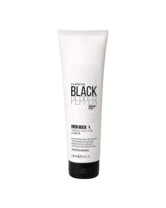 Маска укрепляющая несмываемая для непослушных волос Inebrya Black Pepper Iron Mask, 250 мл