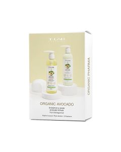 Набір для сухого та пошкодженого волосся T-LAB Professional Organic Avocado (шампунь+маска)