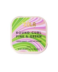 Набор валиков для ламинирования Zola Round Curl Pink&Green (S,S1,M,M1,L,XL,XL1)