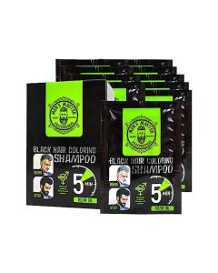 Окрашивающий шампунь для волос Черный Men's Master Black Hair Coloring Shampoo, 25 мл