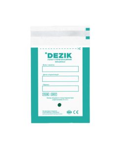 Пакети для стерилізації прозорі Dezik, 1 шт (150х230 мм)