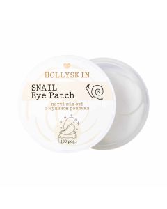 Патчи под глаза с муцином улитки Hollyskin Snail Eye Patch, 100 шт