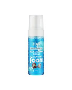 Пена для бровей очищающая голубая Zola Blue lagoon Brow Cleansing, 150 мл