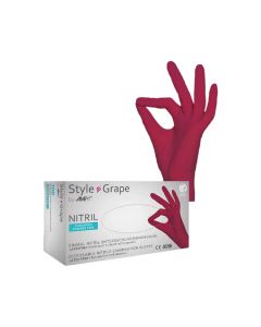 Перчатки нитриловые AMPri Style Grape (S), 1 шт