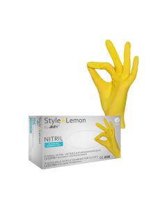 Перчатки нитриловые AMPri Style Lemon (M), 1 шт