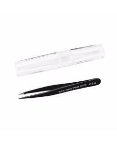 Пинцет для бровей Staleks Expert 11 Type 5 (точечный) черный