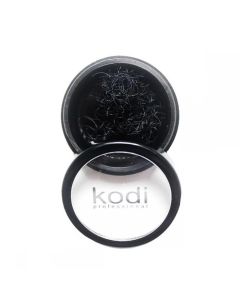 Ресницы черные Kodi D/0,15/10 мм (банка 0.3 г)