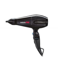 Фен BaByliss Pro Veneziano Ionic 2200 W чорний (BAB6610INRE)