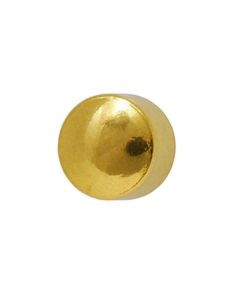 Сережки гвоздики Caflon Gold (кулька, позолота, середні, 3 мм)