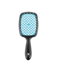 Щітка для волосся Janeke Superbrush чорна з бірюзовим (71SP226 TFF)
