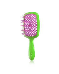 Щітка для волосся Janeke Superbrush Small салатова з малиновим (86SP234VER)