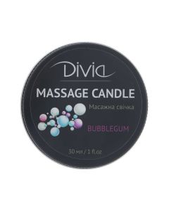 Свічка масажна для рук та тіла Divia "Bubblegum" Ds1570, 30 мл