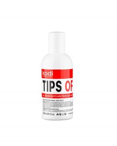Жидкость для снятия гель лака (акрила) Kodi Tips Off, 250 мл.