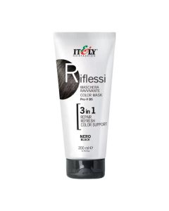 Тонирующая маска Itely Hairfashion Riflessi 3 в 1 NERO BLACK черный, 200 мл