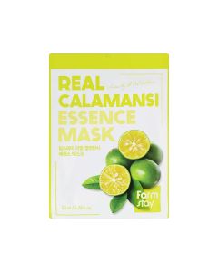 Витаминная маска для лица с экстрактом каламанси FarmStay Real Calamansi Essence Mask, 23 мл
