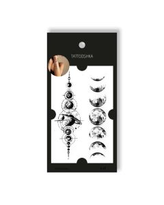 Тимчасове тату Tattooshka "Місяць і планети"
