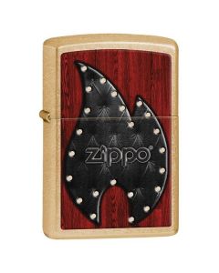 Зажигалка Zippo Leather Flame (арт.28832)