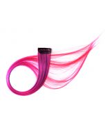 Кольорова прядка для волосся омбре фыолетовий рожевий